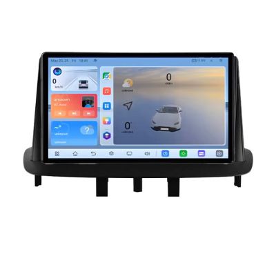Navigatie Renault Megane 3 Fluence C-145 Android 8 Core 2.2 Ghz 8+128 Qled 1K ADAS 4G LTE GPS 360 KIT-145+EDT-E409V3