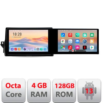 Navigatie Toyota Camry 2021- Kit-camry2021 Edotec 2 ecrane  8 core 4+128 21.6 inch Incell android Wifi 5Ghz gps internet
