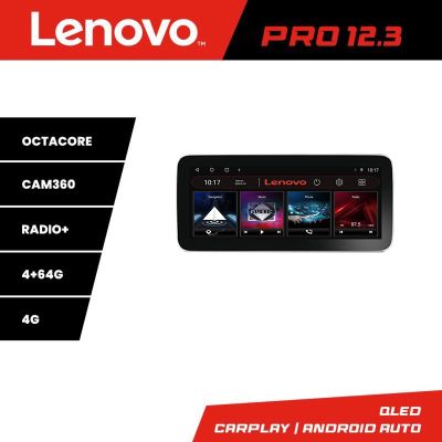 Navigatie Toyota Land Cruiser L100 2002-2006 Lenovo PRO 4+64 12.3 inch qled android 4G DSP gps internet  KIT-L105