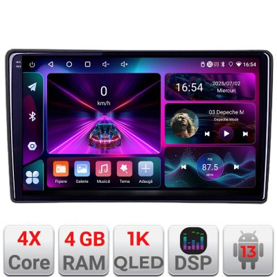 Navigatie Toyota Android radio gps internet 4+64 InCell Display 1K kit-toyota-universal+EDT-E209-RK