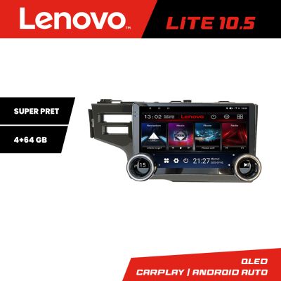 Navigatie Honda Fit 2014-2019 Lenovo  8 core 4+64 10.5 inch Incell 1K android Wifi 5Ghz gps internet  Kit-fit-14