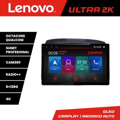 Navigatie Hyundai Elantra 2007-2011 N-2009 ecran 13" 2K 8+128 Android Waze USB Navigatie 4G 360 Toslink Youtube