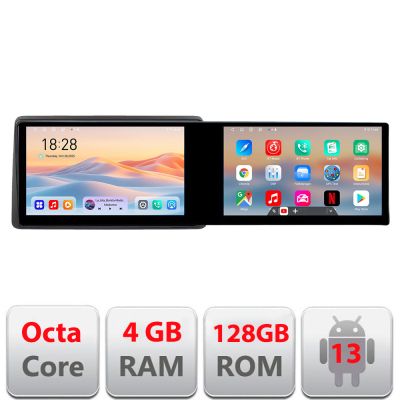 Navigatie Opel Movano Renault Master 2020- Edotec 2 ecrane  8 core 4+128 21.6 inch Incell android Wifi 5Ghz gps internet  v2