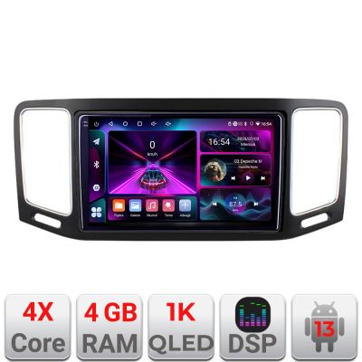 Navigatie VW Sharan 2011-2020 A-SHARAN  4+64 InCell Display 1K Android Waze USB Navigatie Internet Youtube Radio