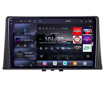Navigatie Citroen Berlingo 2019-2021 Edotec Kit-berlingo18 8 core QLED 2K 16+512GB 360 Android Waze USB Navigatie Internet Youtube Radio v2