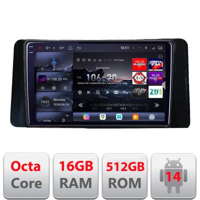 Navigatie Skoda Kamiq 2019- Android radio gps internet 8 core QLED 2K 16+512GB 360 Edotec
