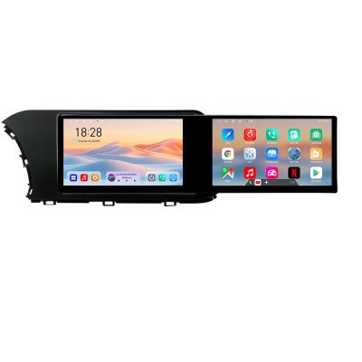 Navigatie Hyundai I20 2020- Kit-i20 Edotec 2 ecrane  8 core 4+128 21.6 inch Incell android Wifi 5Ghz gps internet