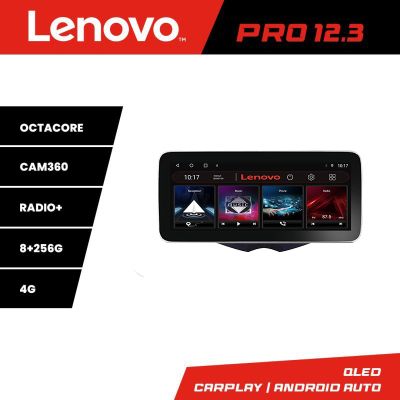 Navigatie Hyundai Veloster Lenovo PRO 8+256 12.3 inch qled android 4G DSP gps internet  8Core