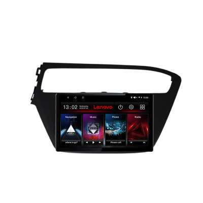 Navigatie Hyundai I20 2014-2019 Lenovo 8 core 6+128 GB Android Waze USB Navigatie Internet Youtube Radio