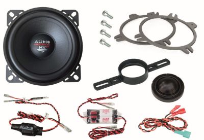 Sistem XFIT BWW 100 mm în 2 căi pentru față și spate pentru toate modelele BMW E, F și G cu crossover plug'n'play 135/90W (max/rms)