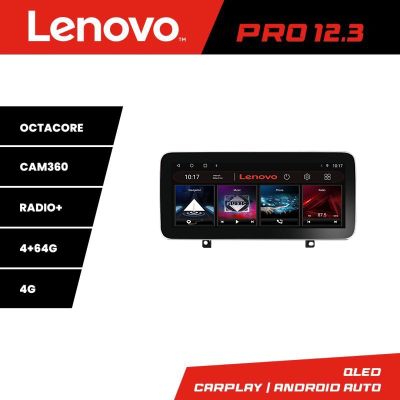 Navigatie Opel Astra H 2006-2015 Lenovo PRO 4+64 12.3 inch qled android 4G DSP gps internet  8Core