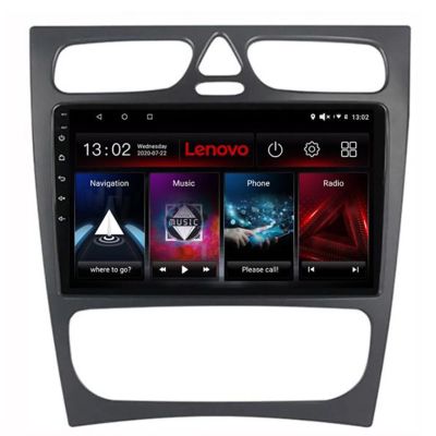 Navigatie Mercedes C W203 2001-2007 Lenovo Kit-clk 8 core 6+128 GB Android Waze USB Navigatie Internet Youtube Radio