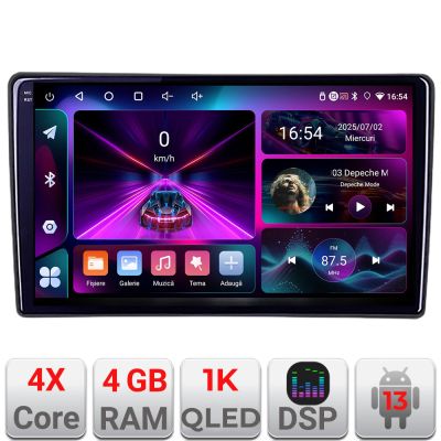 Navigatie universala 2din 9 inch 4+64 InCell Display 1K Android Waze USB Navigatie Internet Youtube Radio A-2din-2