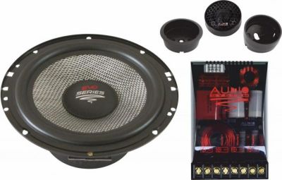 Set 2 Difuzoare componente, Audio System X 165 EVO 2, 110 watts, 165 mm, 6.5", 3 ohm, Kick Bass