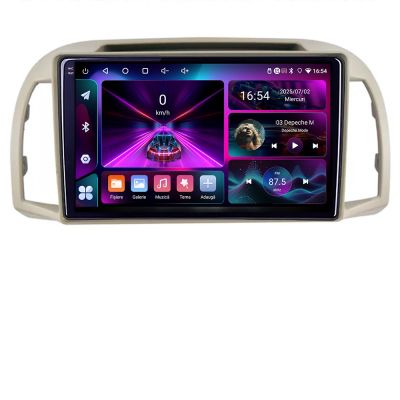 Navigatie Nissan Micra 2002-2010 Android radio gps internet 4+64 InCell Display 1K KIT-micra2003+EDT-E209-RK