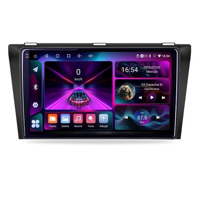 Navigatie Mazda 3 2009-2014 A-034  4+64 InCell Display 1K Android Waze USB Navigatie Internet Youtube Radio