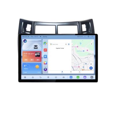 Navigatie dedicata Toyota Yaris 2008-2011 N-YARIS08 Edonav ecran 13" 1K 4+64 Android Waze USB Navigatie 4G 360 Toslink Youtube