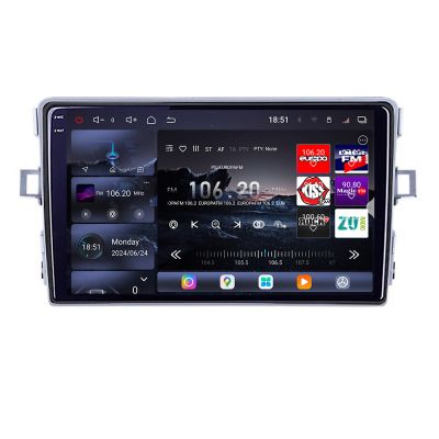 Navigatie Toyota Verso 2010-2016 Edotec Kit-133 8 core QLED 2K 16+512GB 360 Android Waze USB Navigatie Internet Youtube Radio