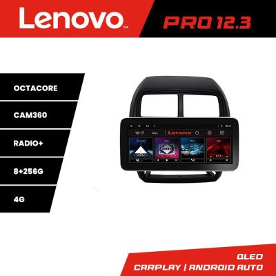 Navigatie Mitsubishi ASX 2017-2021 model facelift Lenovo PRO 8+256 12.3 inch qled android 4G DSP gps internet  Kit-026-facelift