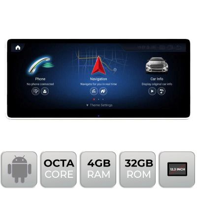 Navigatie Mercedes E Coupe W207 2008-2011 NTG4 ecran de 12.3" Android gps 4G 4+32 1920x720