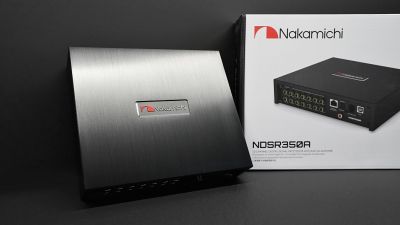 Amplificator cu DSP Nakamichi NDSR350A,  12 canale amplificate, 4 ohmi, 4 x 25 W + 4 x 40 W + 2 x 80 / 1 x 160 W RMS