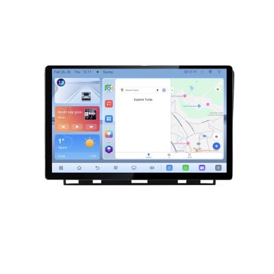 Navigatie dedicata Renault Clio 5 N-Clio5 Edonav ecran 13" 1K 4+64 Android Waze USB Navigatie 4G 360 Toslink Youtube Radio KIT