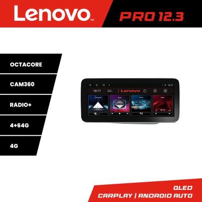 Navigatie Seat Leon 2005-2012 K-leon05 Lenovo PRO 4+64 12.3 inch qled android 4G DSP gps internet