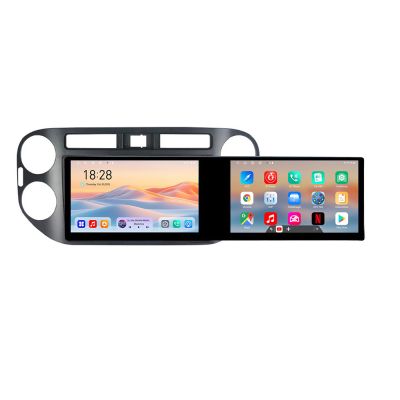 Navigatie VW TIGUAN si Golf Plus 2001-2011 Edotec 2 ecrane  8 core 4+128 21.6 inch Incell android Wifi 5Ghz gps internet