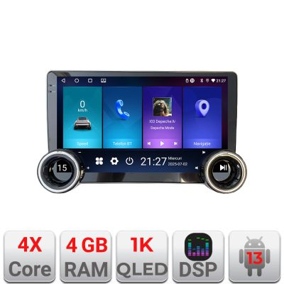 Navigatie Ford Focus C-max S-max Galaxy Mondeo unitati ovale Edotec Incell 1K 10.5 inch  4+64 carplay android auto radio internet kit-ford-oval+EDT-E211-RK