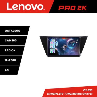 Navigatie Volkswagen Touran 2016- Lenovo Kit-3144 8 core QLED 2K 12+256 360 Android Waze USB Navigatie Internet Youtube Radio