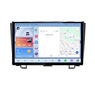 Navigatie dedicata Honda CR-V N-009 Edonav ecran 13" 1K 4+64 Android Waze USB Navigatie 4G 360 Toslink Youtube Radio KIT-009 si E