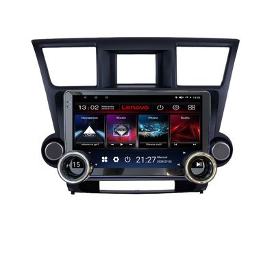 Navigatie Toyota Highlander 2007-2013 Lenovo  8 core 4+64 10.5 inch Incell 1K android Wifi 5Ghz gps internet