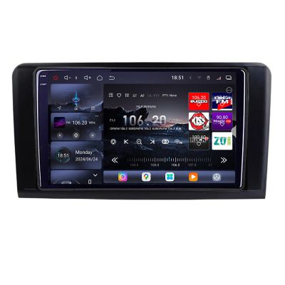 Navigatie Mercedes ML GL 2005-2012 Edotec Kit-213 8 core QLED 2K 16+512GB 360 Android Waze USB Navigatie Internet Youtube Radio