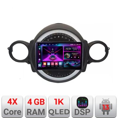 Navigatie Mini 2007-2011  4+64 InCell Display 1K Android Waze USB Navigatie Internet Youtube Radio Kit-mini-01+EDT-E209-RK