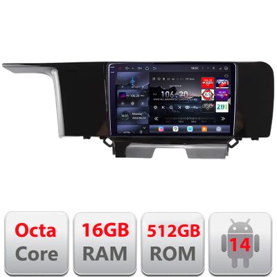 Navigatie Kia Sorento 2020- Qled 2K Octa Core 16+512GB LTE 4G DSP Wifi 5Ghz android auto carplay radio gps internet kit-sorento-2020+EDT-E809-2K