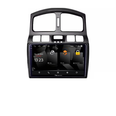 Navigatie Hyundai Santa Fe 2000-2006 Android Octa Core Qualcomm 2K Qled 8+128 DTS DSP 360 4G Optical