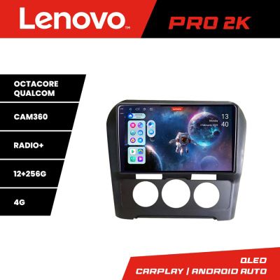 Navigatie Citroen C4 cu clima manuala 2015-2018 Lenovo Kit-C4-AC 8 core QLED 2K 12+256 360 Android Waze USB Navigatie Internet Youtube Radio