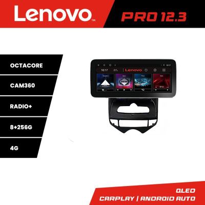 Navigatie Hyundai IX20 2010-2019 Lenovo PRO 8+256 12.3 inch qled android 4G DSP gps internet  kit-ix20-automatic