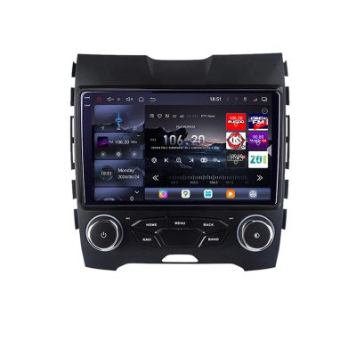 Navigatie Ford Edge 2015-2021 midline Edotec Kit-edge-mid 8 core QLED 2K 16+512GB 360 Android Waze USB Navigatie Internet Youtube Radio