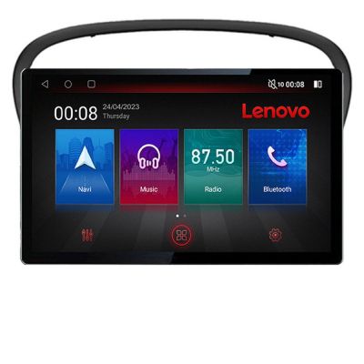 Navigatie Peugeot 607 Ecran 2K QLED 13",Octacore,8Gb RAM,128Gb Hdd,4G,360,DSP,Carplay,Bluetooth