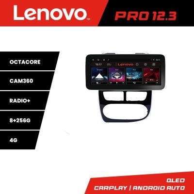 Navigatie Renault Clio 4 V1 K-467 Lenovo PRO 8+256 12.3 inch qled android 4G DSP gps internet  8Core
