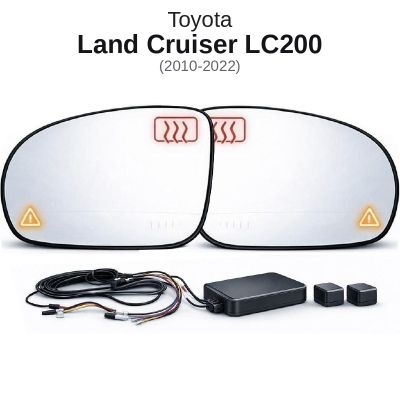 Senzor unghi mort Toyota Land Cruiser LC200 2010-2022 — oglindă dedicată