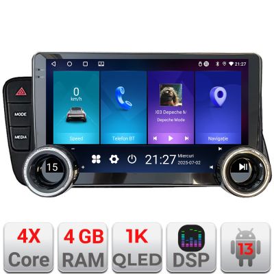 Navigatie Audi A4 2008-2016 NON-MMI Kit-A4 Edotec  4+64 10.5 inch Incell 1K android Wifi 5Ghz gps internet