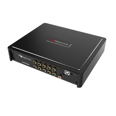 Amplificator cu DSP si DSD player Nakamichi NDSD250 4x50 watts in 4 ohmi 10 canale fibra optica usb DSD 256 / 512