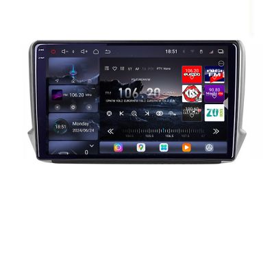 Navigatie Peugeot 208/2008 2012-2018 Edotec Kit-PSA 8 core QLED 2K 16+512GB 360 Android Waze USB Navigatie Internet Youtube Radio