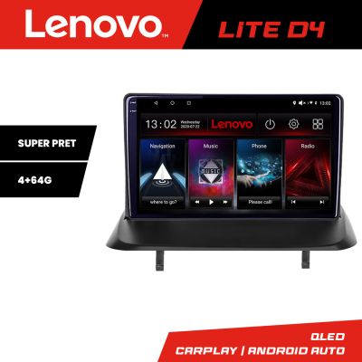 Navigatie Peugeot 3008 5008 Lenovo QLED 1K 4+64 WIFI 5Ghz carplay android auto Android kit-3008+EDT-LITE-D4-9-4+64