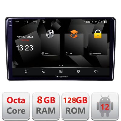 Navigatie Hyundai I40 Android Octa Core Qualcomm 2K Qled 8+128 DTS DSP 360 4G Optical