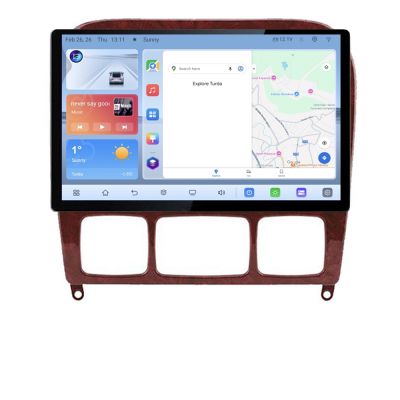Navigatie dedicata Mercedes Clasa S 1998-2005 N-220 Edonav ecran 13" 1K 4+64 Android Waze USB Navigatie 4G 360 Toslink Youtube