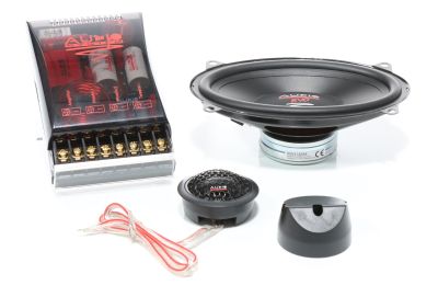 Set 2 Difuzoare componente, Audio System HX 406 SQ EVO 3, 95 watts, 100x152 mm, 4"x6", 3 ohm, HIGH END