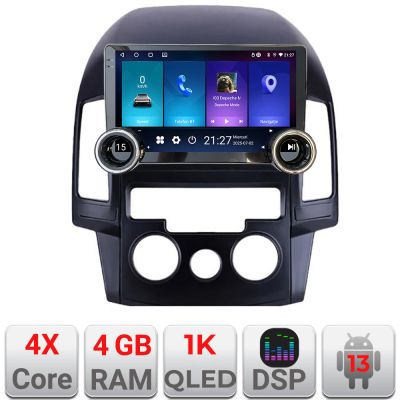 Navigatie Hyundai I30 2009-2012 clima manuala Kit-i30ac Edotec  4+64 10.5 inch Incell 1K android Wifi 5Ghz gps internet et GPS WIF